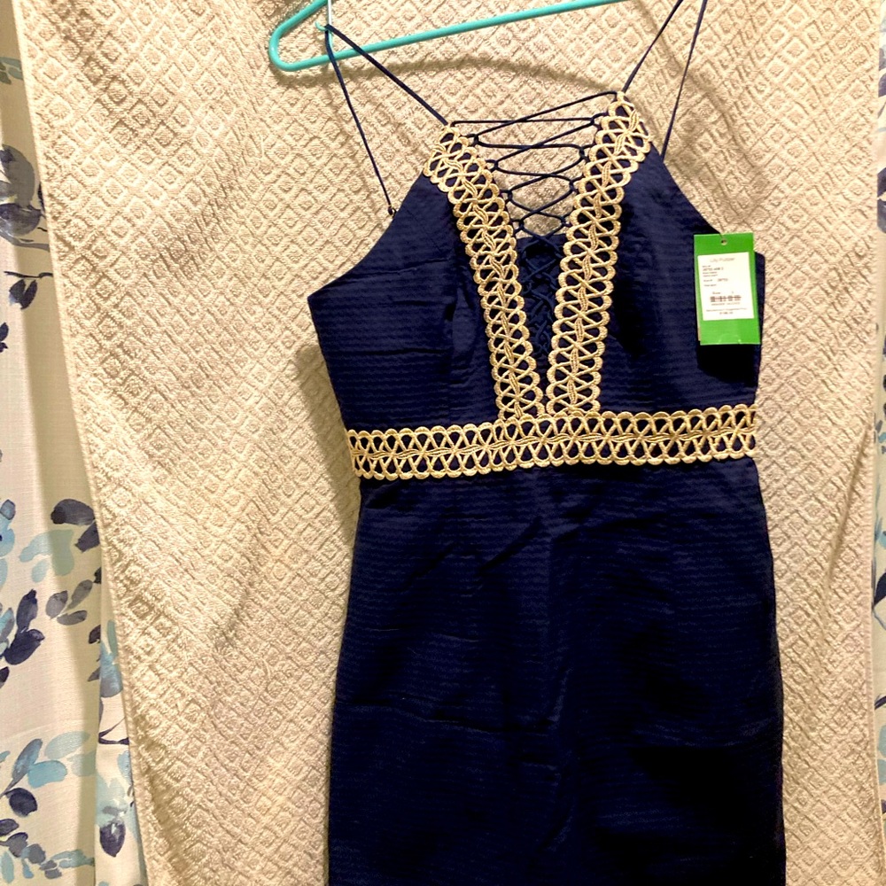 Lilly Pulitzer Trista Shift  NWT Navy Blue
